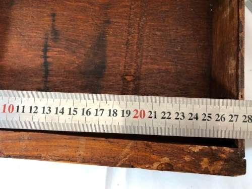 ANTIQUE SECRET BOOK STORAGE MADE FROM WOOD