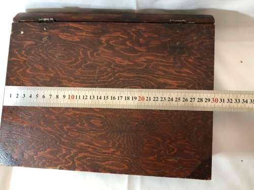 ANTIQUE SECRET BOOK STORAGE MADE FROM WOOD