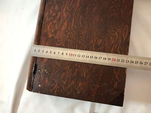 ANTIQUE SECRET BOOK STORAGE MADE FROM WOOD