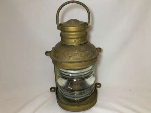 RARE VINTAGE MASTHEAD SHIPS LANTERN - WORKING