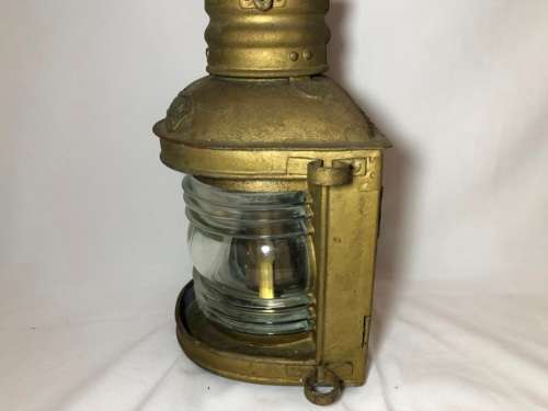 RARE VINTAGE MASTHEAD SHIPS LANTERN - WORKING