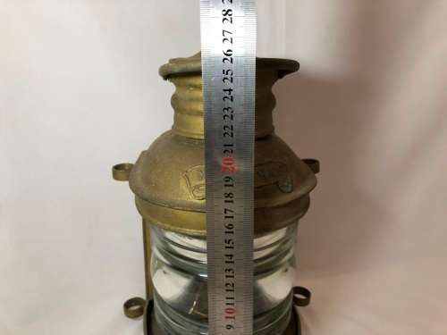 RARE VINTAGE MASTHEAD SHIPS LANTERN - WORKING