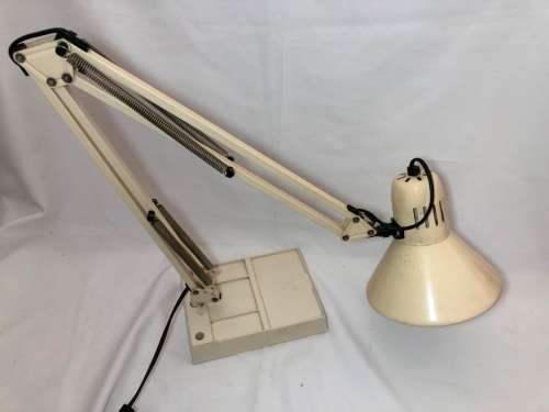 VINTAGE ARCHITECT LAMP WITH BASE - WORKING