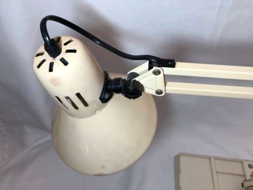 VINTAGE ARCHITECT LAMP WITH BASE - WORKING