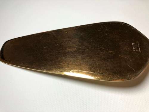 VINTAGE 24 CT GOLD PLATED CAKE LIFTER - EETRITE