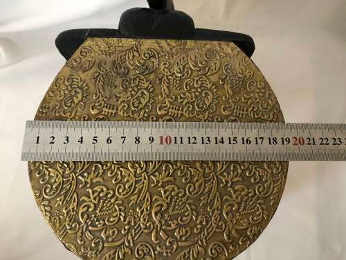 BEAUTIFUL HANDMADE ELEPHANT SHAPE WOOD SIDE TABLE COVERED WITH BRASS