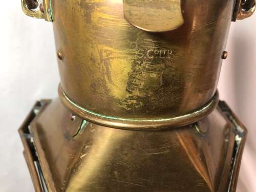 Extremely rare S and Co antique lantern - the perfect display piece