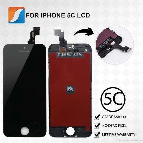 iPhone 5C LCD Complete Screen Replacement  (Black)