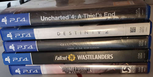PS4 Game Used - 5 Game Used Bundle