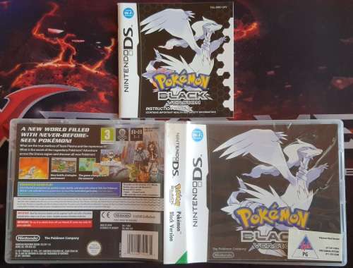 Nintendo DS - Pokemon Black Version Game Used