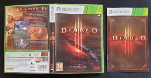 Xbox 360 Diablo III Game Used