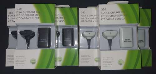 Xbox 360 Play and Charge Kit (Black) Brand New