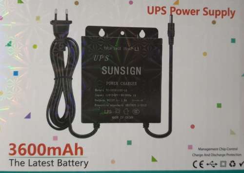Mini UPS For Fiber and Modem Brand new