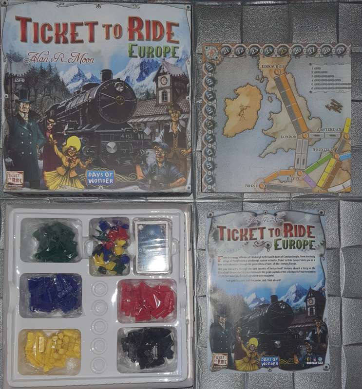 Ticket to ride Europe Board Game Brand New