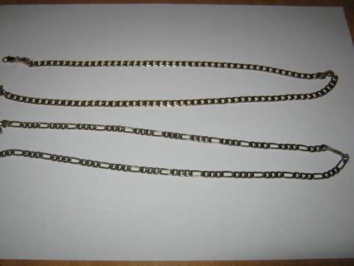 2 x Necklace 9ct gold