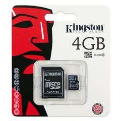 4 GB Memory Card with Adapter