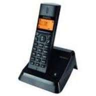 Alcatel - Versatis P100 Single Cordless Phone - Black