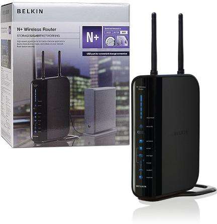 BELKIN Double N+ Wireless ADSL MODEM ROUTER_Free Bluetooth Mouse