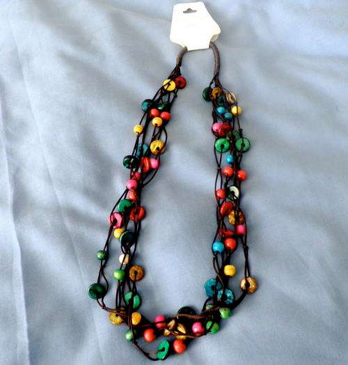 LOVELY COLOURFUL BEADS NECKLACE