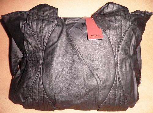 BRAND NEW SOTTO ITALY LEATHER HANDBAG ***BLACK***