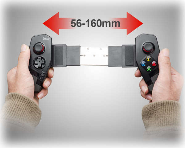 Ipega PG-9055 Adjustable Bluetooth Red Spider Game Pad Controller For Phone/Tablet/PC unboxed