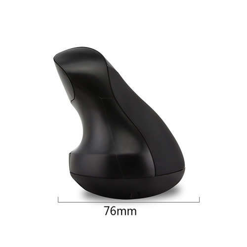 Wireless Vertical Ergonomic Optical Mouse with USB line to charge  Unboxed