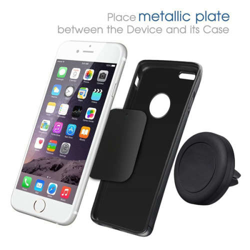 Universal Air Vent Magnetic Car Mount Holder with Fast Swift-Snap Technology for Smartphone  Unboxed