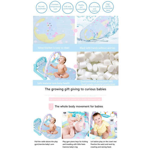 Kick and Play Piano Gym for Baby Musical Activity Play Mat Newborn Toys  Unboxed