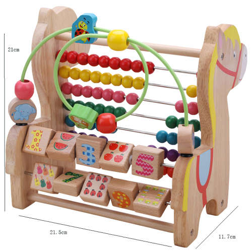 Abacus Classic Wooden Educational Counting Toy Unboxed