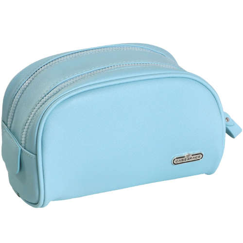 Multi-Function PU Leather Zipped Travel Toiletry Bag Unboxed