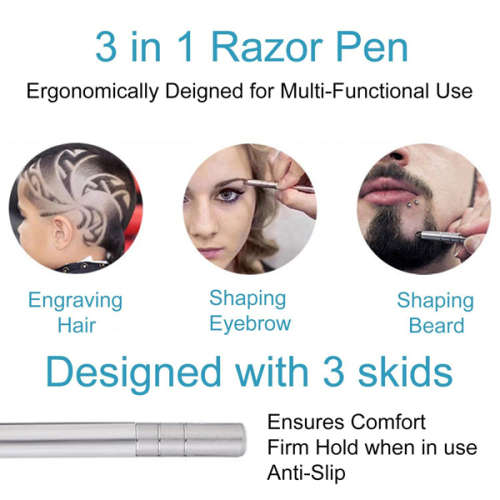 Hair Styling Eyebrows Beards DIY Engraved Pen Unboxed