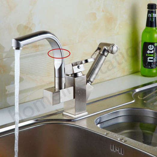 Kitchen Pull Out Spray Swivel Mixer Tap Unboxed