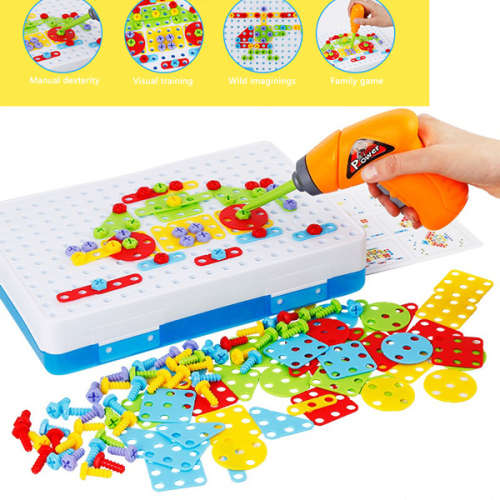 Drill & Play Creative Educational Toy With Toy Drill Unboxed