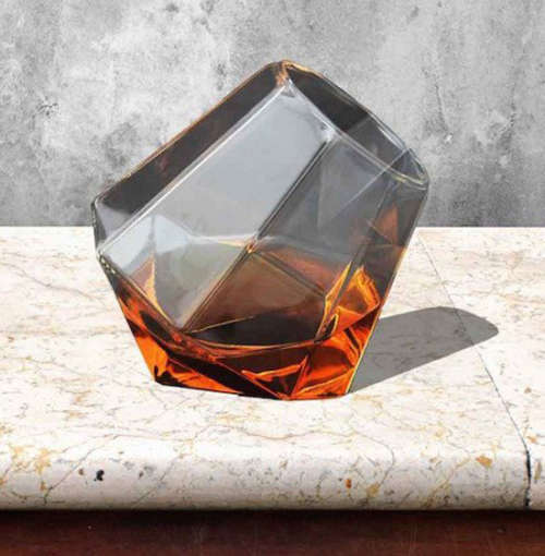 Diamond Shape Wine Glass Cup For Party Unboxed