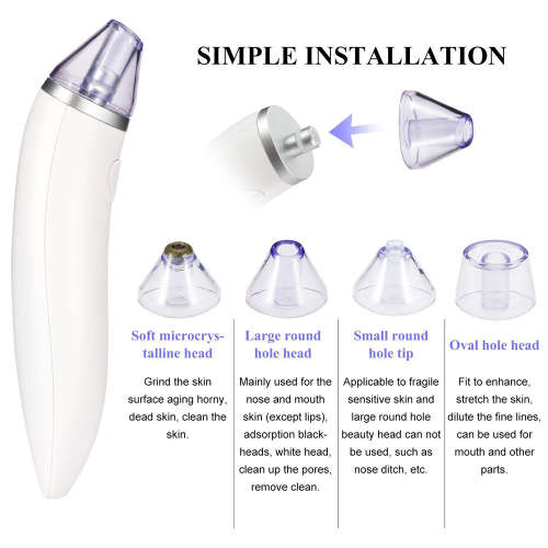 USB Rechargeable Electric Blackhead Remover Pore Cleanser Unboxed