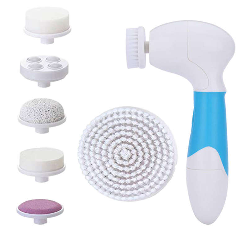 Multi-Function 7 in 1 Electric Facial Cleanser - Blue Unboxed