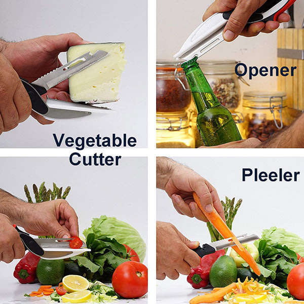 Multipurpose 6 in 1 Kitchen Scissors Unboxed