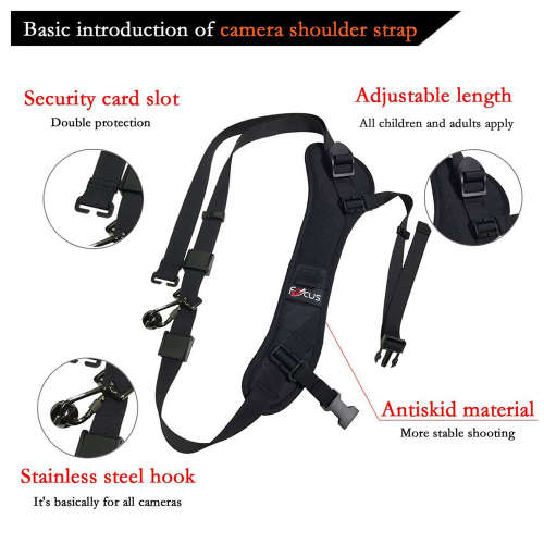 Quick Single Camera Shoulder Belt Strap for Camera DSLR DV Unboxed