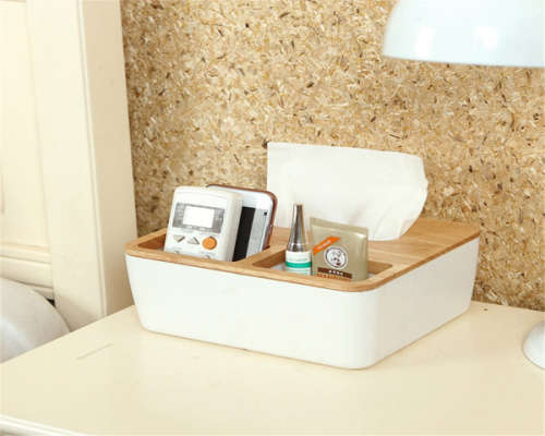 Shabby Chic Style Wooden Tissue Box Dispenser Unboxed