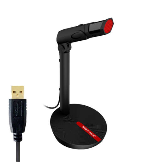 Desktop USB Microphone with stand for Computer Laptop Unboxed