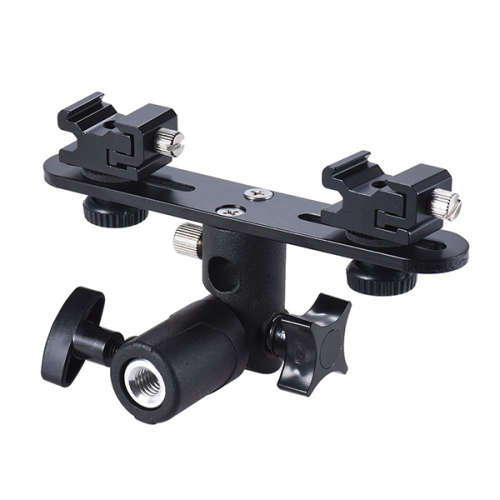 Adjustable Double Flash Holder Light Stand Unboxed