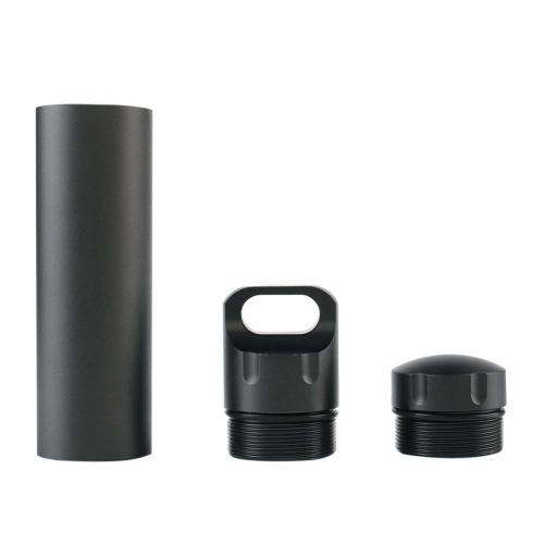 Aluminum Alloy EDC Survival Waterproof Pill Match Case Container Unboxed