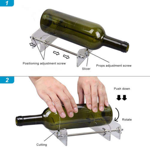 DIY Machine Wine Beer Bottles Cutting Tool Unboxed