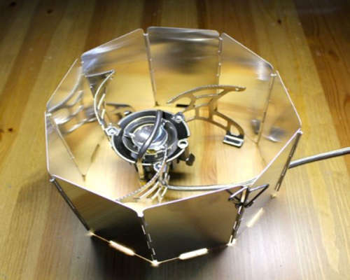 Lightweight Compact Folding Camp Stove Windscreen Unboxed