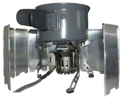 Lightweight Compact Folding Camp Stove Windscreen Unboxed