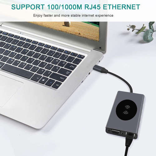 14-in-1 USB-C Hub Laptop Docking Station & Wireless Charger Unboxed