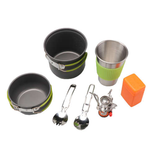 Outdoor Cookware Stove Set - 6 Piece Unboxed