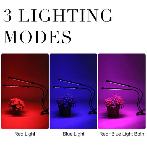 20W LED Dual Head Timing Plant Growing Lamp for Indoor Plants Unboxed