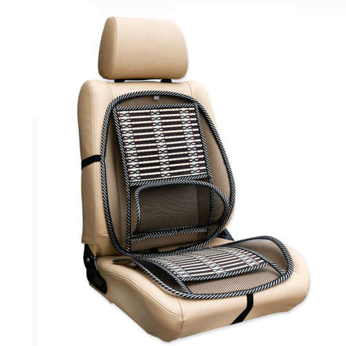 Black Car Seat Breathable Lumbar Support With Waist Cushion Unboxed