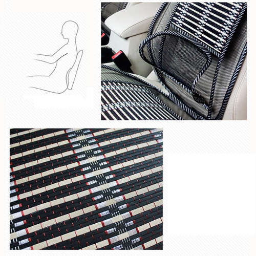 Black Car Seat Breathable Lumbar Support With Waist Cushion Unboxed